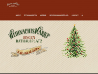 weihnachtsmarkt-singen.de Webseite Vorschau