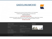 gadoliniumoxid.de Webseite Vorschau