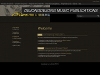 dejongdejongmusicpublications.nl Webseite Vorschau