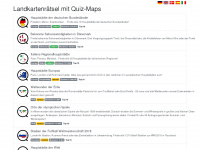 quiz-maps.net Webseite Vorschau