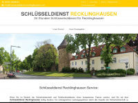 schluesseldienst-recklinghausen.com Webseite Vorschau