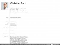 bartl.me Webseite Vorschau