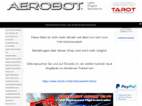 aerobot.ch Webseite Vorschau