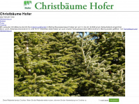 christbaum.it Webseite Vorschau