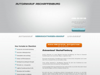 auto-ankauf-aschaffenburg.de Webseite Vorschau
