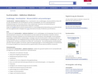 ecomed-suchtmedizin.de Webseite Vorschau