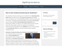 digitising-europe.eu Webseite Vorschau