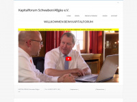 kapitalforum-schwaben.de Webseite Vorschau