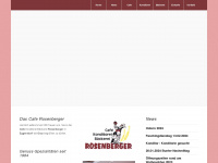 cafe-rosenberger.com Webseite Vorschau