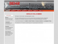 laser-behr.de Webseite Vorschau