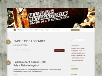 billigbier.wordpress.com Webseite Vorschau