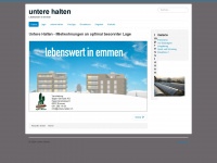 untere-halten.ch Webseite Vorschau