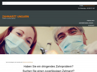 zahnarzt.co.hu Webseite Vorschau