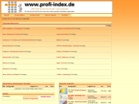 profi-index.de Webseite Vorschau