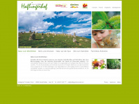 haflingerhof-sarntal.com Webseite Vorschau