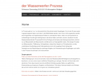 wasserwerfer-prozess.de Webseite Vorschau
