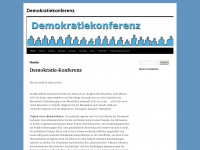 demokratiekonferenz.org Webseite Vorschau