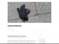 schoenundschlimmer.wordpress.com Webseite Vorschau