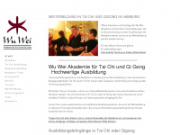 wuwei-akademie.de Webseite Vorschau