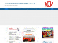 kostheimer-carneval-verein.de Webseite Vorschau