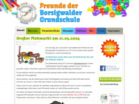 borsigwalder-freunde.de Webseite Vorschau
