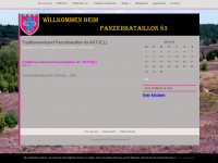 panzerbataillon83.com Webseite Vorschau