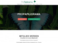 propapiliorama.ch Webseite Vorschau