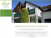 linder-fewo.de Webseite Vorschau