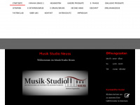 musik-studio.de Webseite Vorschau