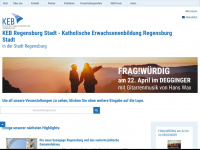 keb-regensburg-stadt.de Webseite Vorschau