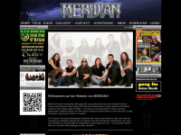 meridian-rock.de Webseite Vorschau