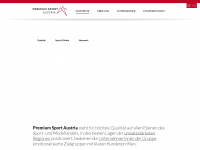 premium-sport.at Webseite Vorschau