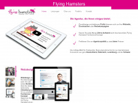 flying-hamsters.de Webseite Vorschau