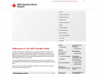 drk-kamillus-klinik.de Webseite Vorschau