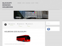 blockupyhn.wordpress.com Webseite Vorschau