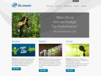 fit4music.eu Webseite Vorschau