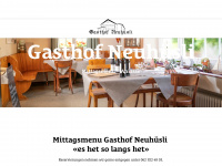 gasthof-neuhuesli.ch Webseite Vorschau