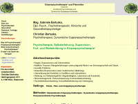 bartuska.at Webseite Vorschau
