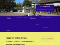 gap-ticket.de Webseite Vorschau