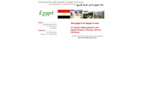 egypt-embassy.no Webseite Vorschau