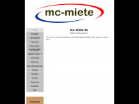 mc-miete.de Webseite Vorschau