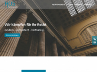 hos-recht.de Webseite Vorschau