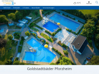 goldstadtbaeder.de Webseite Vorschau