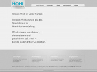 hohl-eloxieren.de Webseite Vorschau