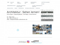 architektur-sehenlernen.de Webseite Vorschau