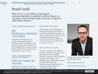 brandcoach.com Webseite Vorschau