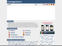 coniugazione.it Webseite Vorschau