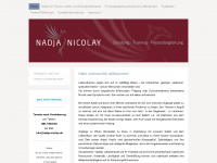 nadja-nicolay.de Webseite Vorschau