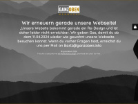 ganzoben.info Webseite Vorschau