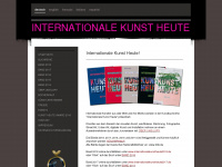 internationalekunstheute.com Webseite Vorschau